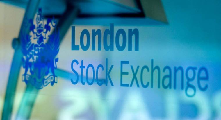 Le logo de l’opérateur boursier londonien LSE. (© L. Neal / AFP)