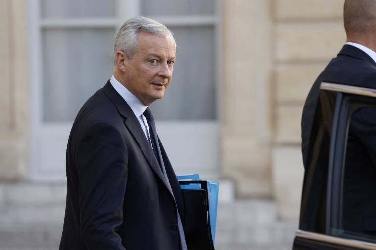 Bruno Le Maire à Paris, le 26 octobre 2022. ( AFP / LUDOVIC MARIN )