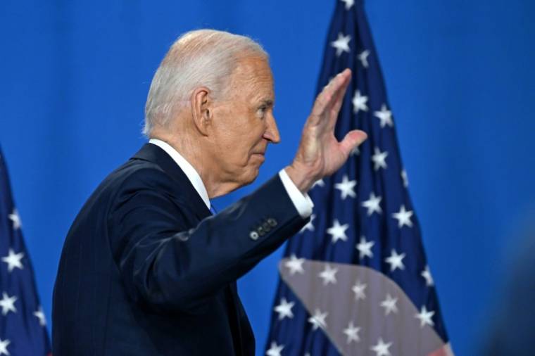 Le président américain Joe Biden à Washington, le 11 juillet 2024 ( AFP / SAUL LOEB )