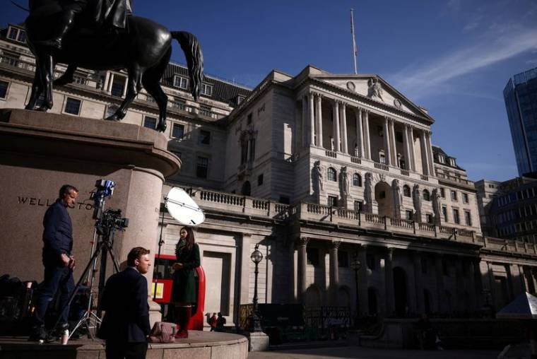 La Banque d'Angleterre, à Londres