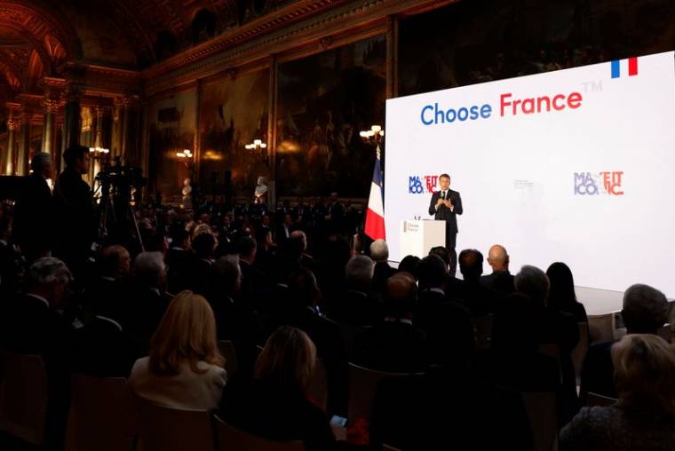 Sommet de l'investissement "Choose France" à Versailles