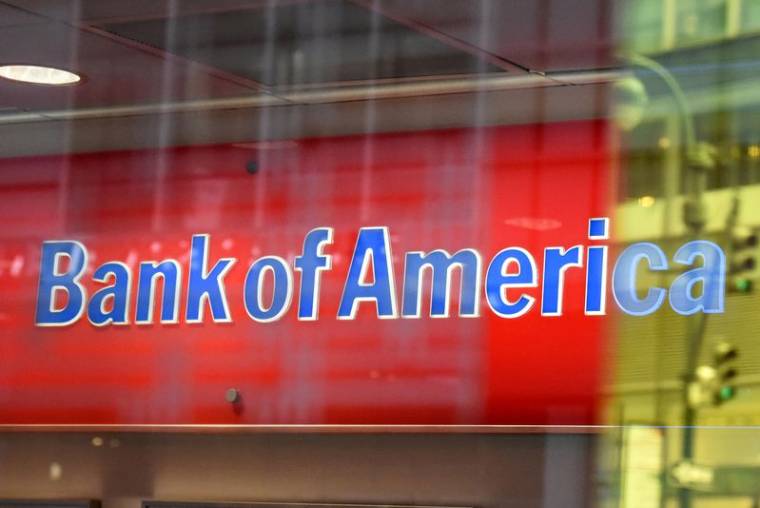 Logo de Bank of America à New York