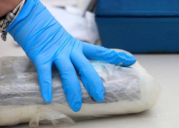 Un paquet de cocaïne saisi par la police