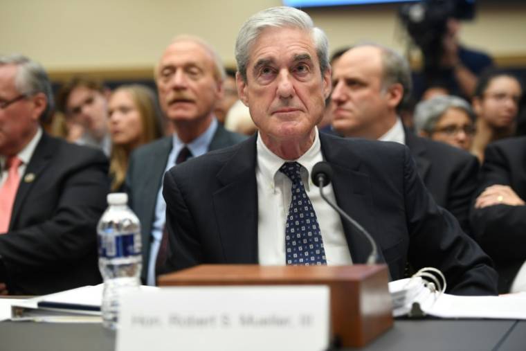 L'ancien procureur spécial Robert Mueller, auteur d'un rapport sur l'ingérence électorale de la Russie, témoigne devant le Congrès, le 24 juillet 2019 à Washington  ( AFP / SAUL LOEB )