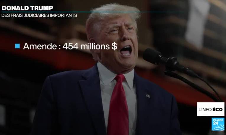 Plus de 500 millions de dollars d'amende... Donald Trump a-t-il les moyens de payer ?