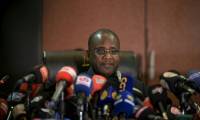 Le président de la Commission nationale de recensement des votes du Sénégal, Amady Diouf, annonce les résultats de l'élection présidentielle, le 27 mars 2024 à Dakar ( AFP / SEYLLOU )