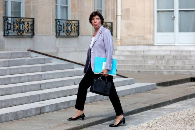 La ministre française des Affaires étrangères Catherine Colonna arrive à l'Elysée