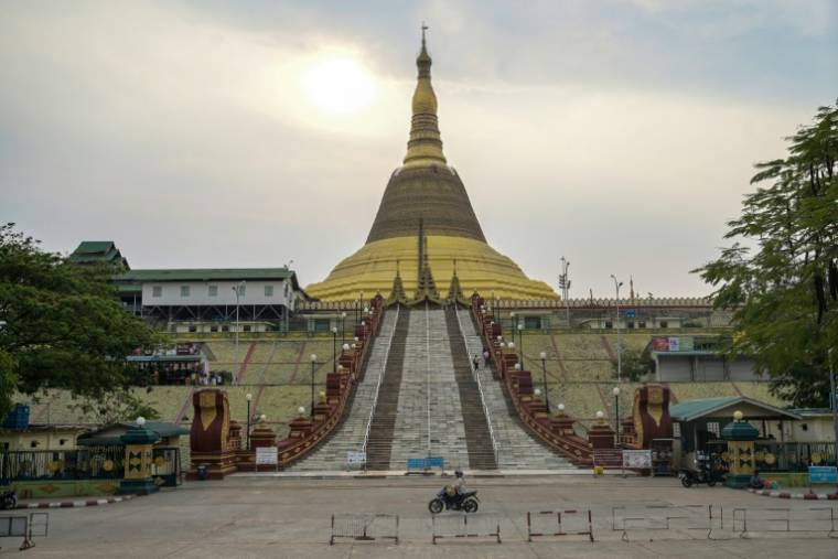 La Pagode Uppatasanti de Naypyidaw en Birmanie, le 26 mars 2024 ( AFP / STR )