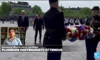 Emmanuel Macron reçoit Joe Biden : plusieurs partenariats attendus
