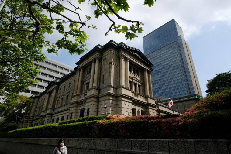 Le bâtiment de la Banque du Japon, à Tokyo. ( AFP / KAZUHIRO NOGI )