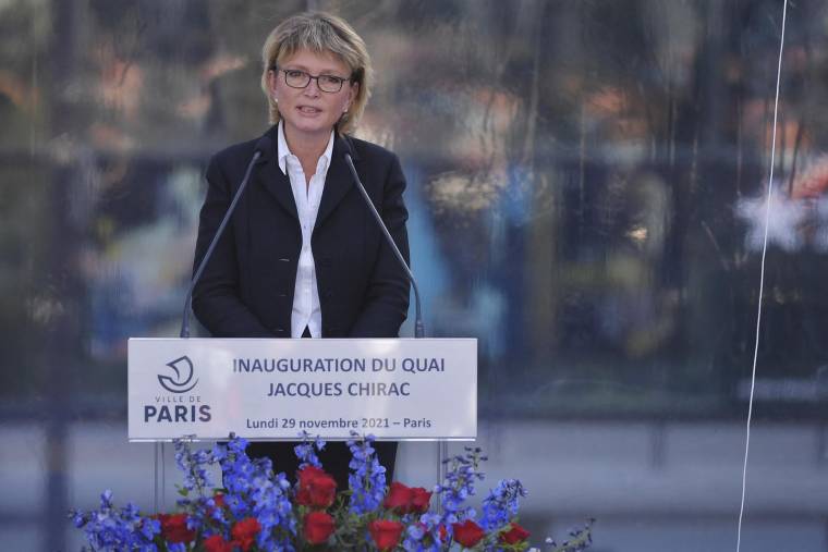 Claude Chirac, fille de l'ancien président de la République Jacques Chirac. ( AFP / JULIEN DE ROSA )