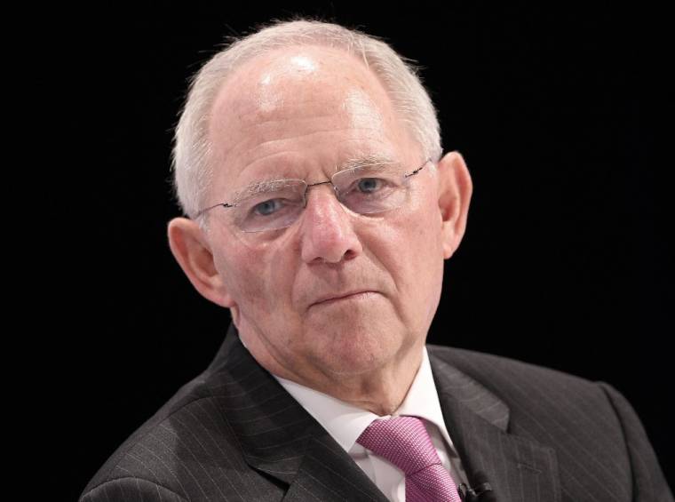 Wolfgang Schäuble, le 18 novembre 2016, à Francfort ( AFP / DANIEL ROLAND )