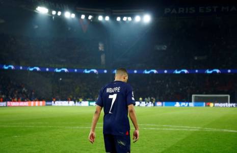 Photo de l'attaquant du Paris Saint-Germain Kylian Mbappé