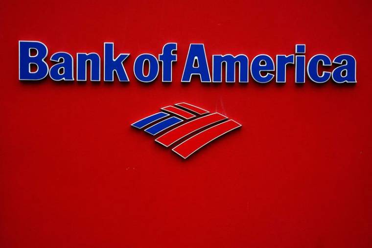 Photo d'archives du logo de Bank of America
