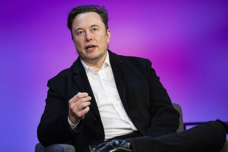 Le patron de Tesla, Elon Musk, le 14 avril 2022 lors d'une conférence TED, à Vancouver, le 14 avril 2022. ( TED Conferences, LLC / Ryan Lash )