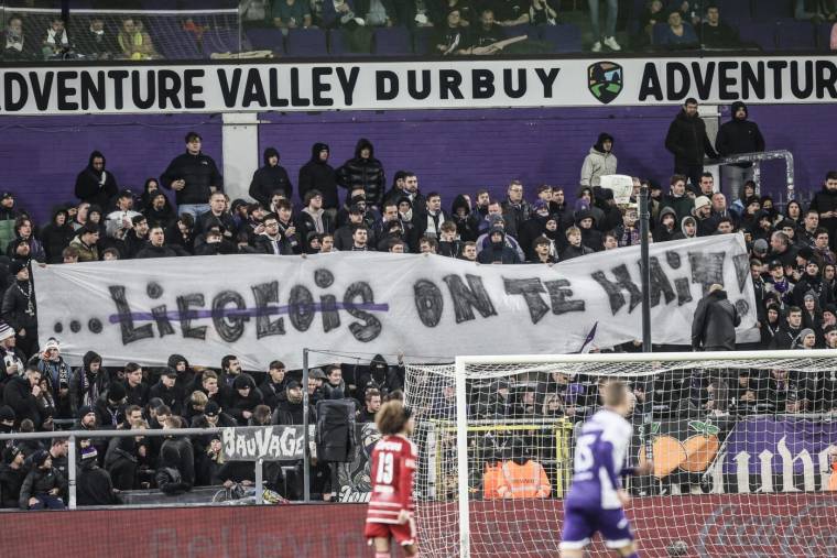 Anderlecht-Standard : les supporters visiteurs interdits jusqu’à la mi-2025