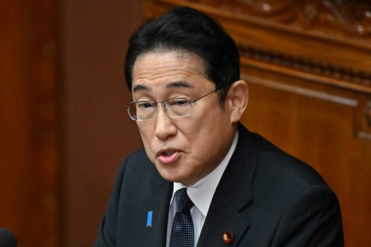 Le Premier ministre japonais Fumio Kishida, le 23 octobre à Tokyo.  ( AFP / KAZUHIRO NOGI )