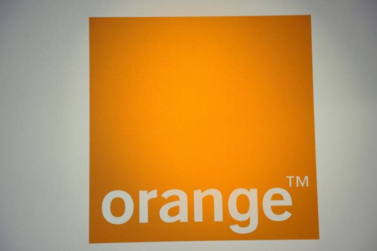 Le logo d'Orange à Paris