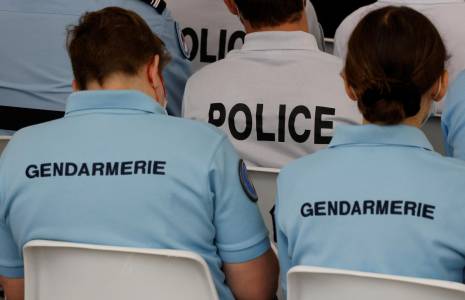 Le ministère de l'Intérieur prévoit de recruter 2.681 fonctionnaires en 2024, répartis entre gendarmerie et police. ( POOL/AFP / LUDOVIC MARIN )