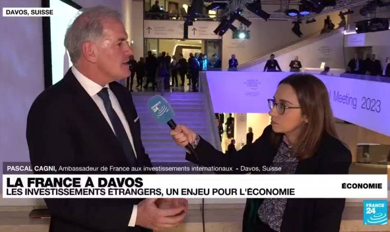 La France à Davos : les investissements étrangers, un enjeu pour l'économie