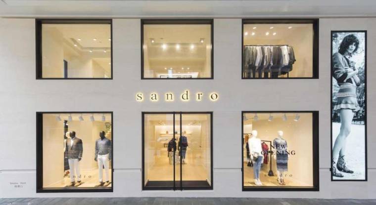 Un magasin Sandro, une des trois marques de prêt-à-porter du groupe SMCP avec Maje et Claudie Pierlot. (© DR)