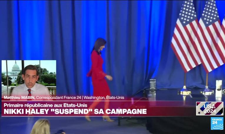 Primaire américaine aux Etats-Unis : Nikki Haley "suspend" sa campagne