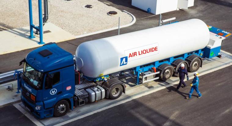 Un camion Air Liquide. (© Air Liquide)