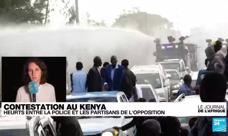 Contestation au Kenya : heurts entre la Police et les partisans de l'opposition