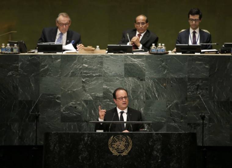 À L’ONU, HOLLANDE VEUT ÉVITER UNE PARTITION DE LA SYRIE