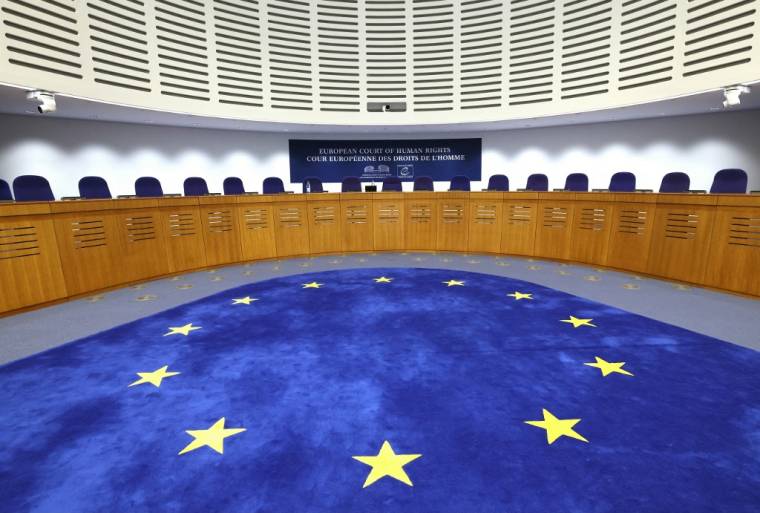 La Cour européenne des droits de l'homme, à Strasbourg. ( AFP / FREDERICK FLORIN )