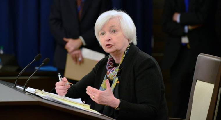 La présidente de la Réserve fédérale (Fed) Janet Yellen le 16 mars 2016 à Washington. (© Fed)