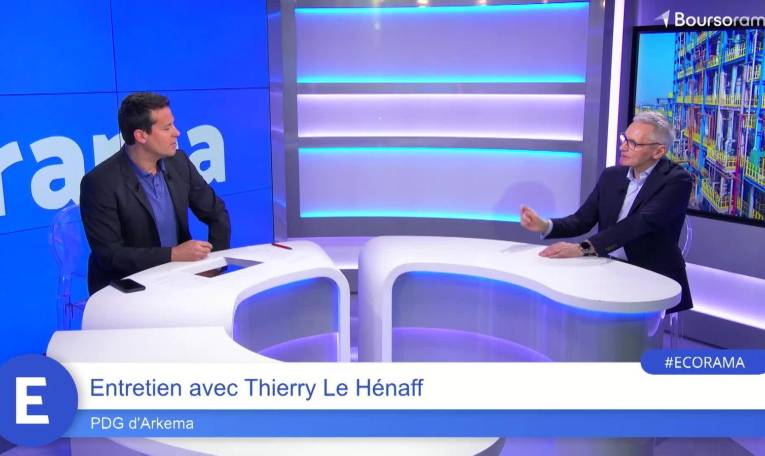 Thierry Le Hénaff (PDG d'Arkema) : "En Bourse, on surperforme nos rivaux de manière très importante depuis plus de 5 ans !"