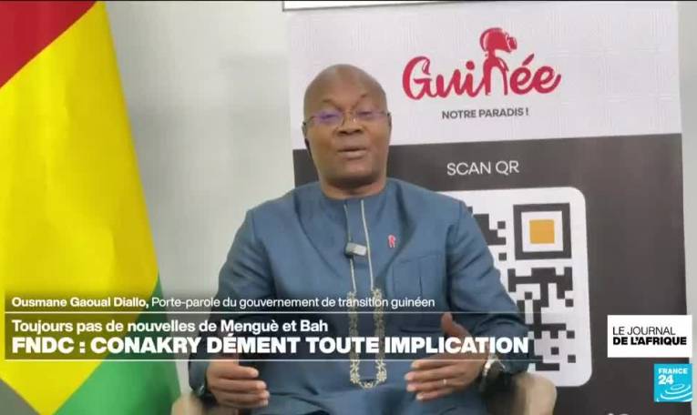 Disparition de deux opposants en Guinée : le porte-parole du gouvernement réagit sur France 24