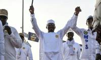 Le général Mahamat Idriss Déby Itno, le 4 mai 2024 à N'Djamena ( AFP / Issouf SANOGO )
