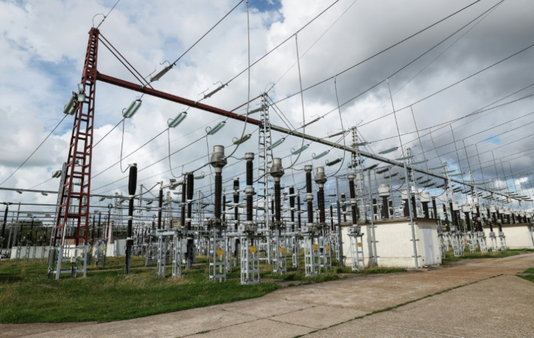 Un poste de transformation électrique à Dunkerque, le 12 septembre 2024 dans le Nord ( AFP / Denis CHARLET )