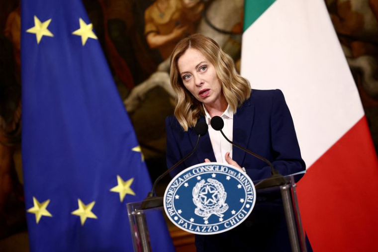 La Première ministre italienne Giorgia Meloni