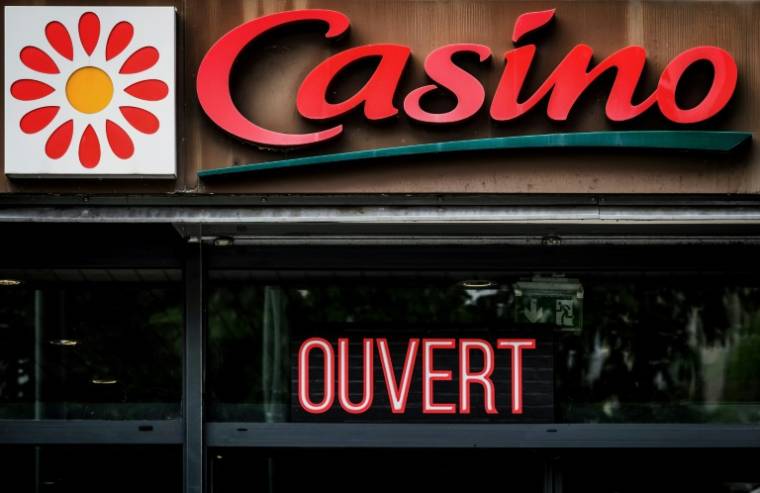 Un magasin Casino à Tassin-la-Demi-Lune, près de Lyon, prise le 3 juillet 2023 ( AFP / JEFF PACHOUD )