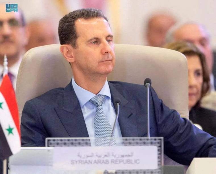 Le président syrien Bachar al-Assad au sommet de la Ligue arabe