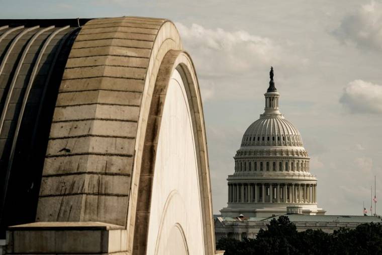 Vue du Capitole américain à Washington, D.C., aux États-Unis