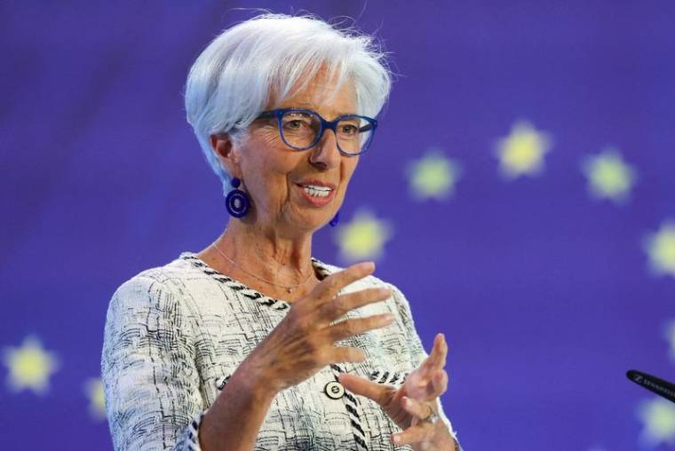 La présidente de la BCE Christine Lagarde