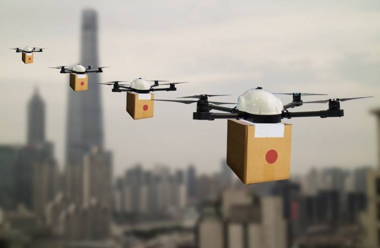 Les livraisons par drone ont commencé (Crédits photo : Shutterstock)