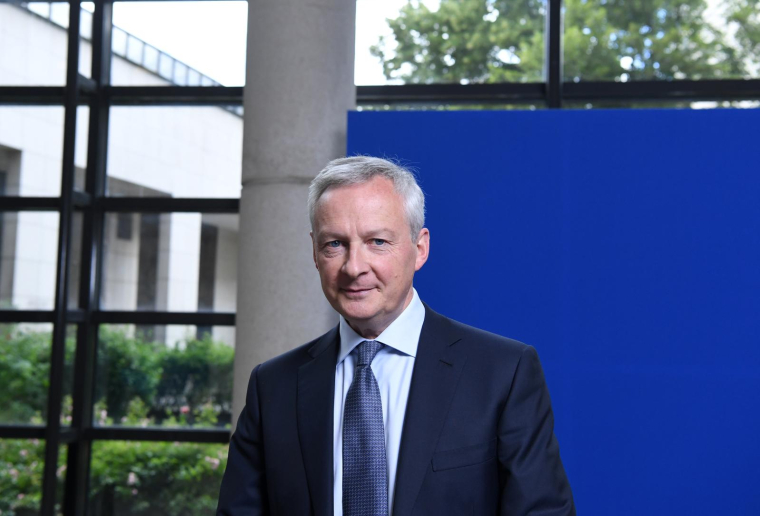 Le ministre de l'économie Bruno Le Maire le 30 mai 2022 à Paris. ( AFP / Eric PIERMONT )