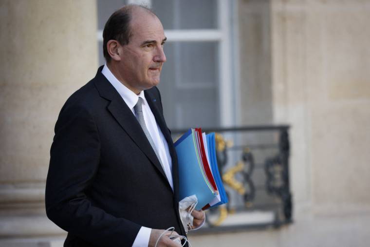 Le Premier ministre Jean Castex, le 27 octobre 2021 à l'Élysée. ( AFP / LUDOVIC MARIN )