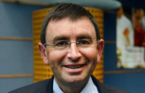 Denis Lambert, président du directoire du volailler. (© AFP)