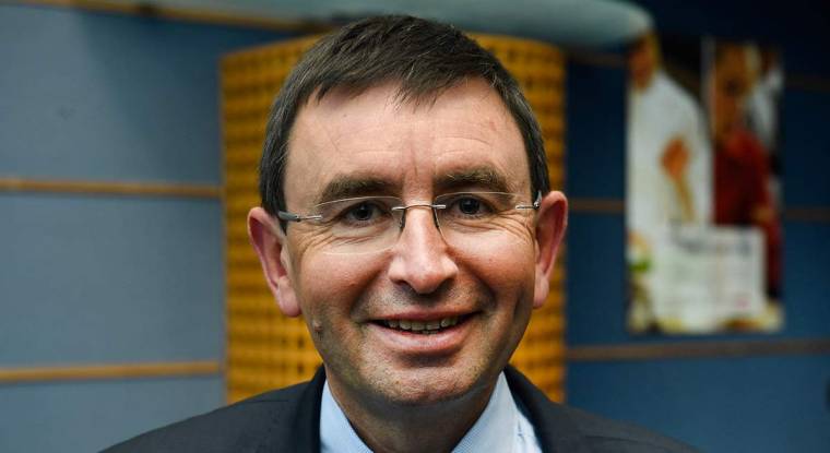 Denis Lambert, président du directoire du volailler. (© AFP)