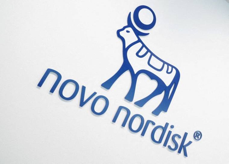 Photo d'archives du logo Novo Nordisk