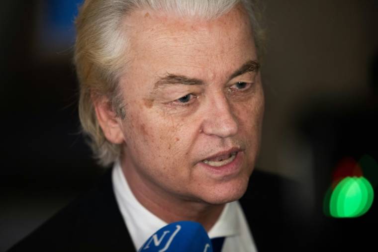 Le chef du parti d'extrême droite néerlandais PVV Liberté, Geert Wilders, à La Haye le 6 juin 2024 ( ROBIN UTRECHT / Emiel Muijderman )