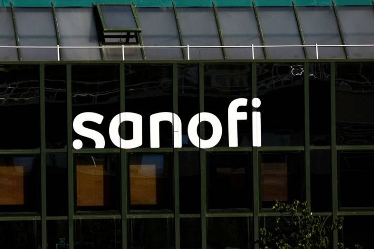 Le logo du fabricant français de médicaments Sanofi France