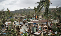 Images de la Sécurité civile des dégâts à Combani, à Mayotte, le 15 décembre 2024 ( Securite Civile / Handout )