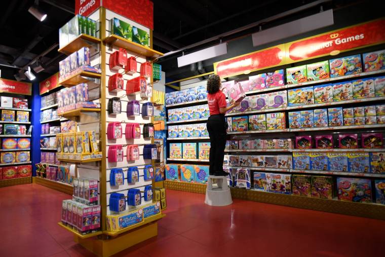 Un magasin de jouets.  ( AFP / JUSTIN TALLIS )